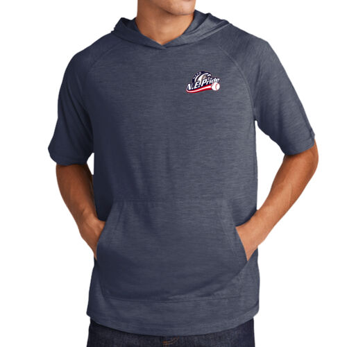 BASEBALL - ® PosiCharge ® Tri Blend Wicking Short Sleeve Hoodie Thumbnail