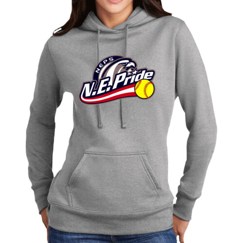 SOFTBALL - ® Ladies Core Fleece Pullover Hooded Sweatshirt Thumbnail